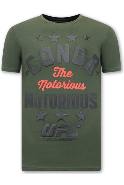 T-shirt Heren - Conor McGregor UFC - Groen