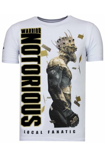 T-shirt Men - Conor Mcgregor Notorious - White