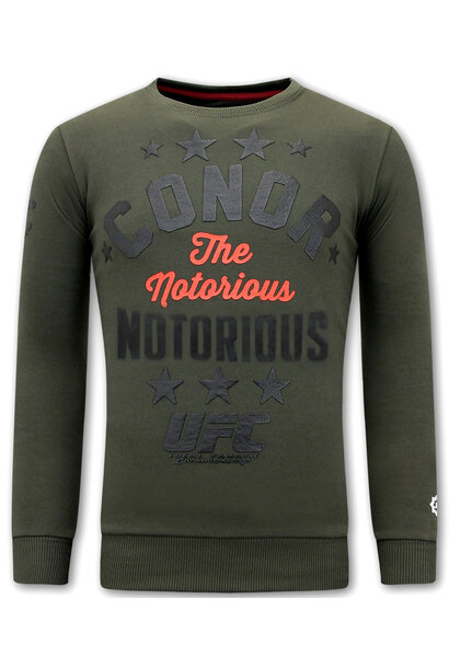 Sweater Heren - Conor McGregor UFC - Groen