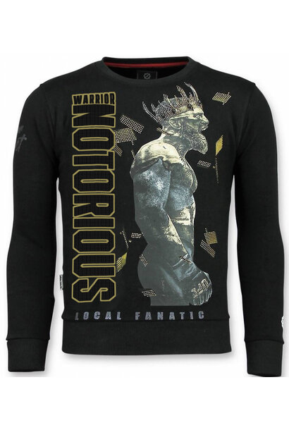 Sweater Heren - Conor Notorious - Zwart