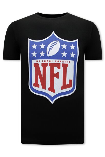 T-shirt Heren - NFL Football Teams - Zwart