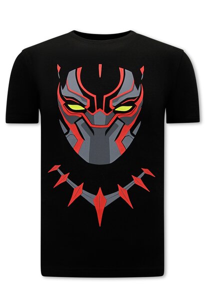 Camiseta Hombre - Black Panther - Negro