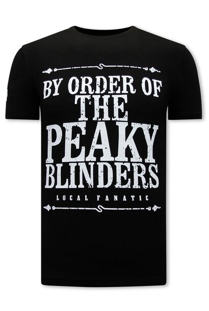 Camiseta Hombre - Peaky Blinders - Negro