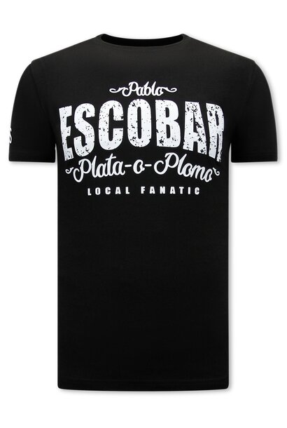 Camiseta Hombre - ESCOBAR - Negro