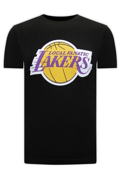 T-shirt Heren - Los Angeles Lakers - Zwart