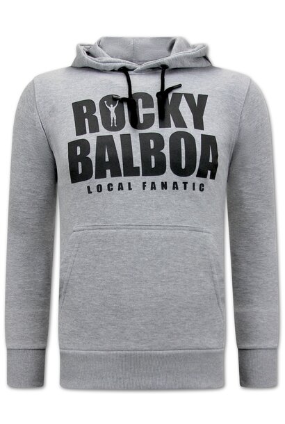 Sweater Heren - Rocky Balboa - Grijs