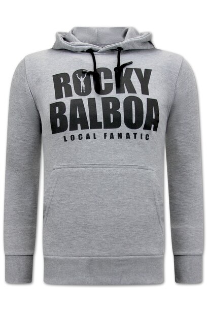 Sweatshirt Men - Rocky Balboa – Grey