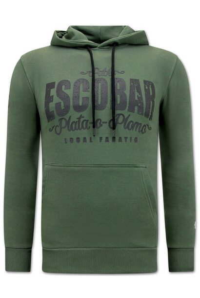 Sudadera Hombre - Pablo Escobar – Verde