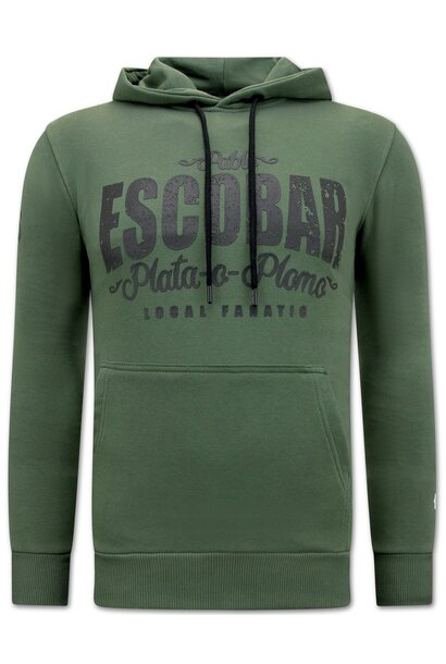 Sweatshirt Men - Pablo Escobar – Green