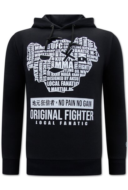 Sweater Heren - MMA Fighter - Zwart