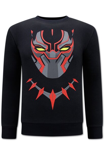 Sweatshirt Men - Black Panther – Black