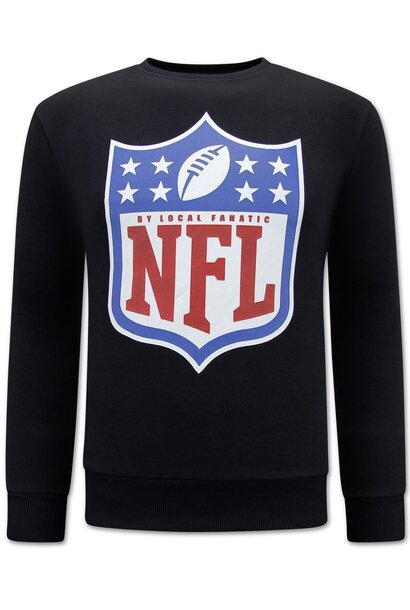 Sweatshirt Men - National Football League –  Black