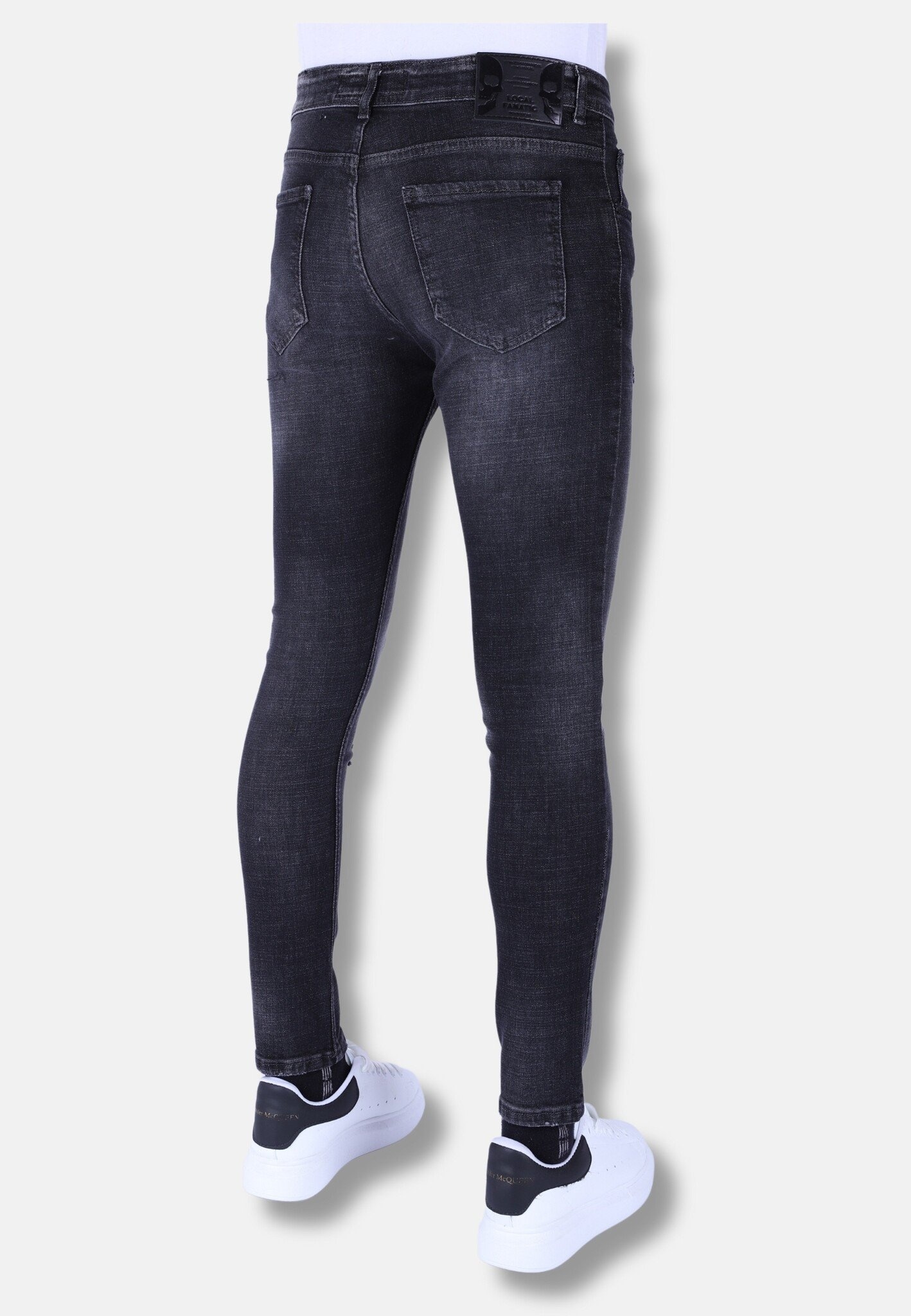 Distressed Jeans Hombre - Slim Fit -1102 - Gris-10