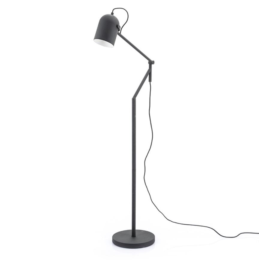 black and white floor lamp