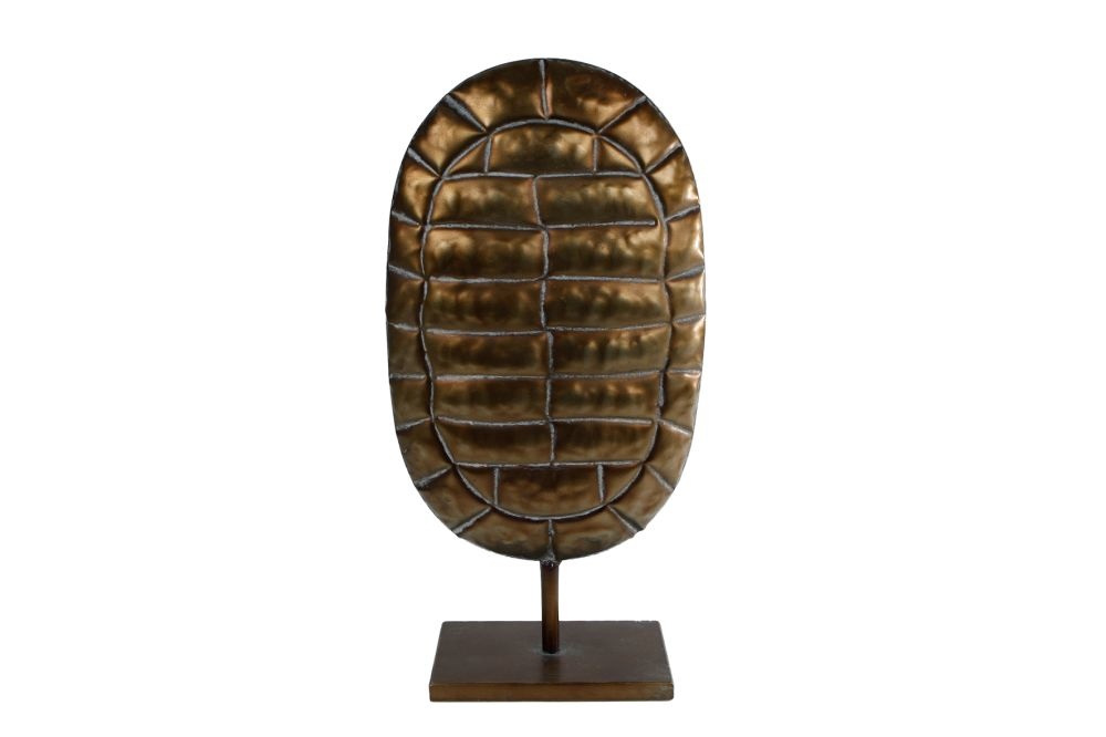 Medewerker Schots faillissement Sculptuur "Turtle" brons metaal 22x10x45cm - Abbey Lane