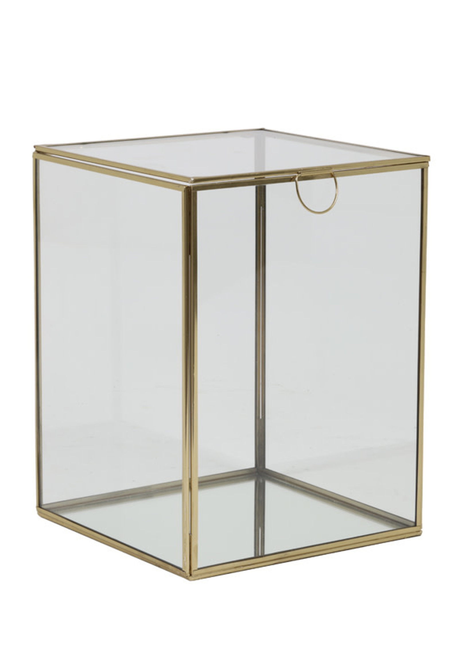 Light & Living Deco box 20x20x26,5 cm MIRINA goud-spiegel