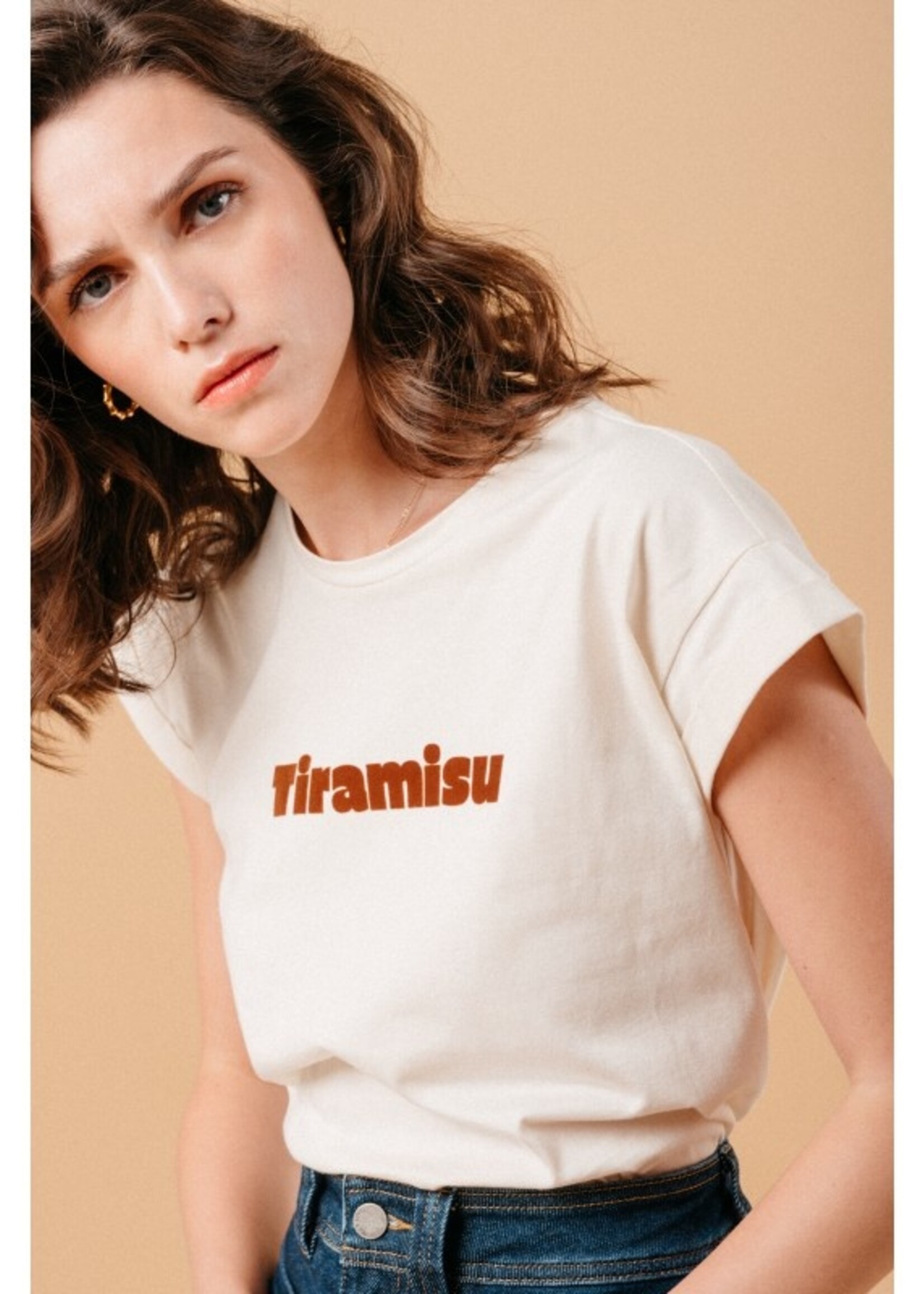 Grace&Mila Tiramisu T-shirt, Beige
