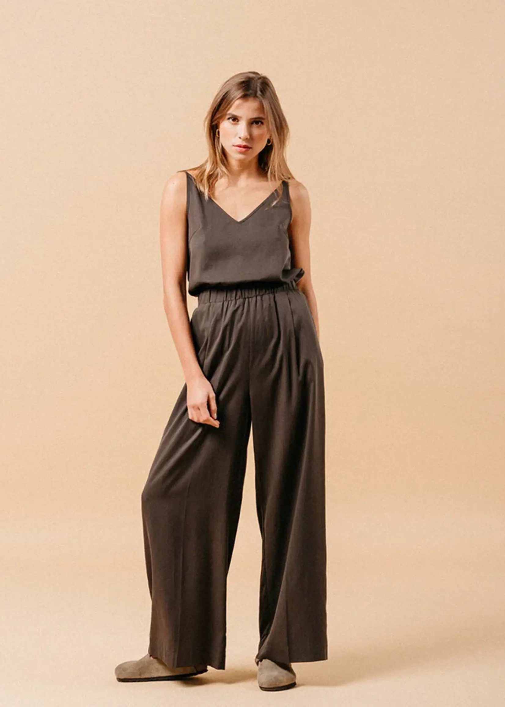 Grace&Mila Mathilde pantalon - Kaki