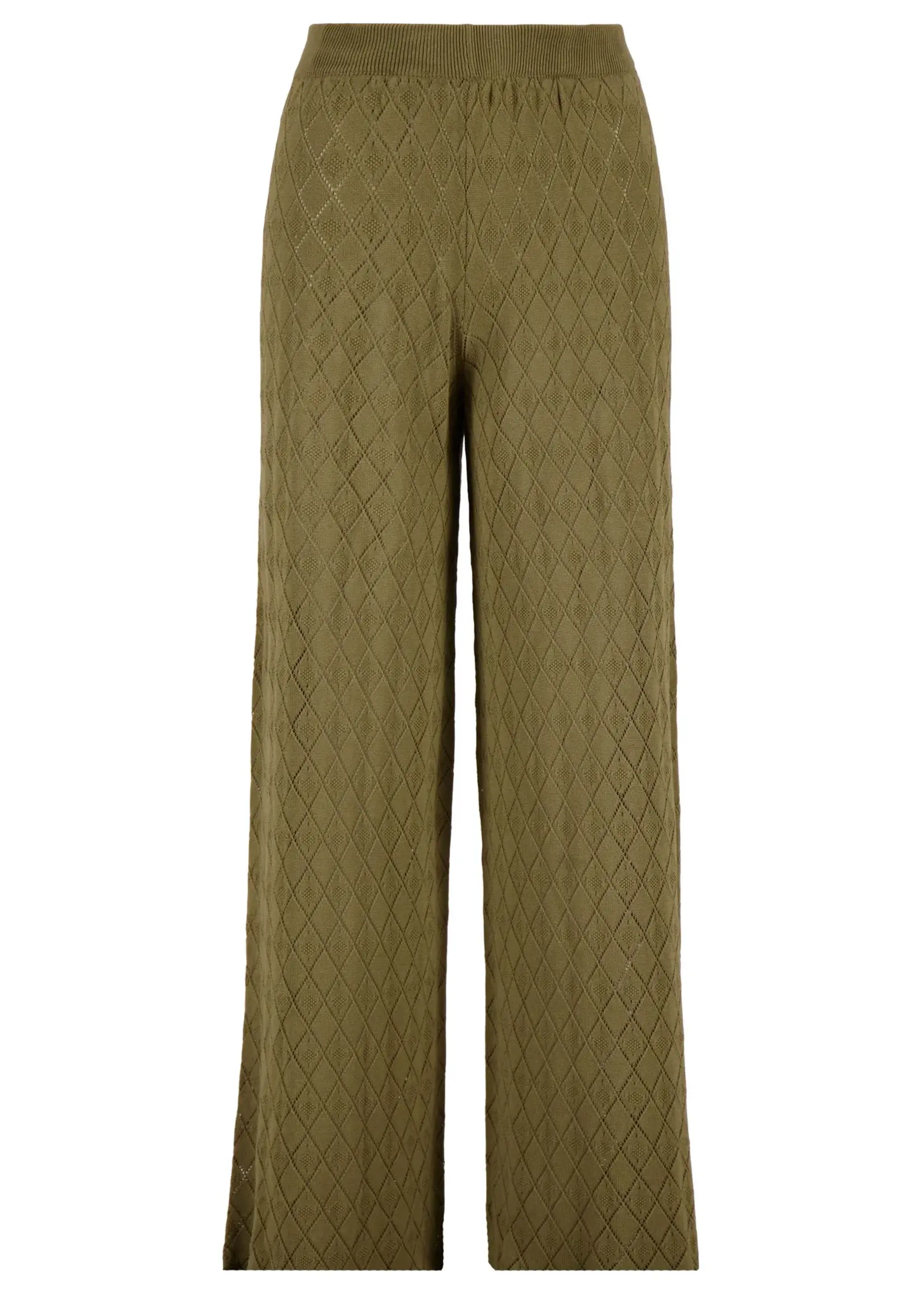 Zusss gebreide broek ajour