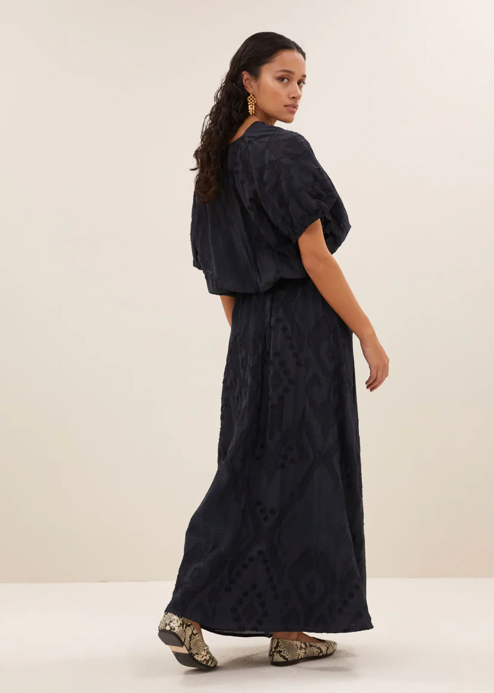 By-Bar Amsterdam Joti mist skirt Midnight