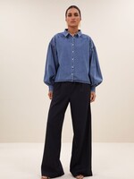 By-Bar Amsterdam sarah short denim blouse
