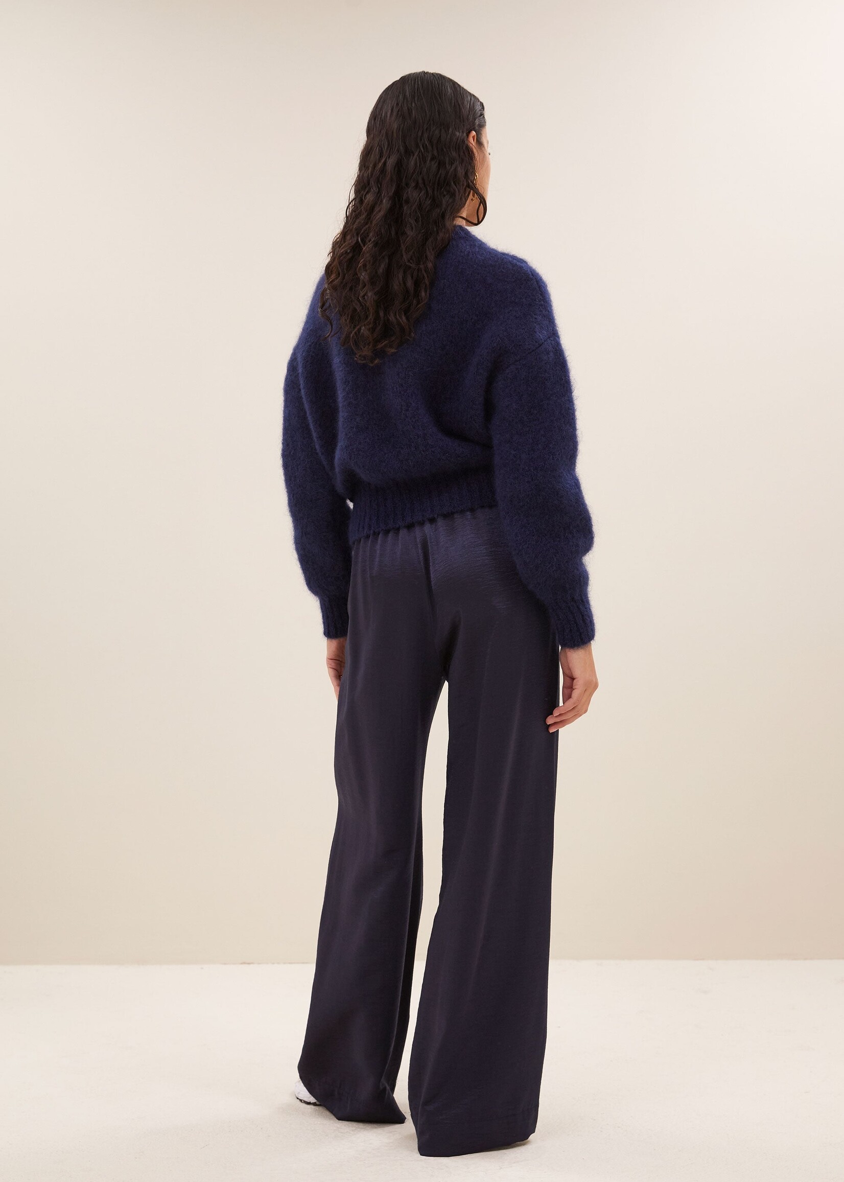 By-Bar Amsterdam benji metallic pants midnight