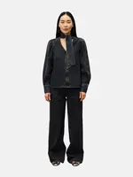 Frnch Spijker Topje Zwart