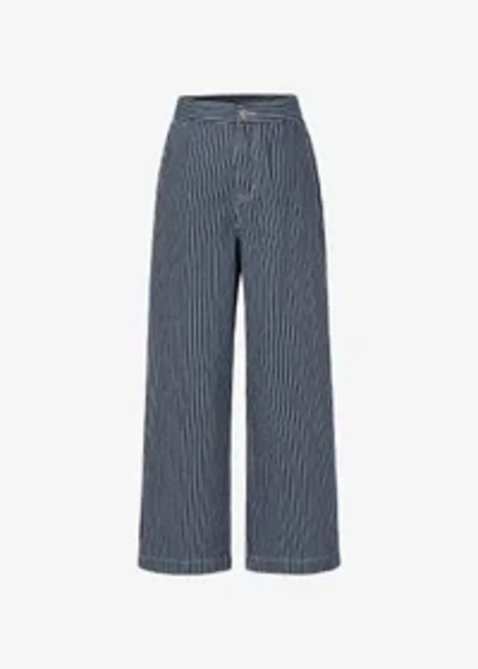 Frnch Broek wit/blauw gestreept