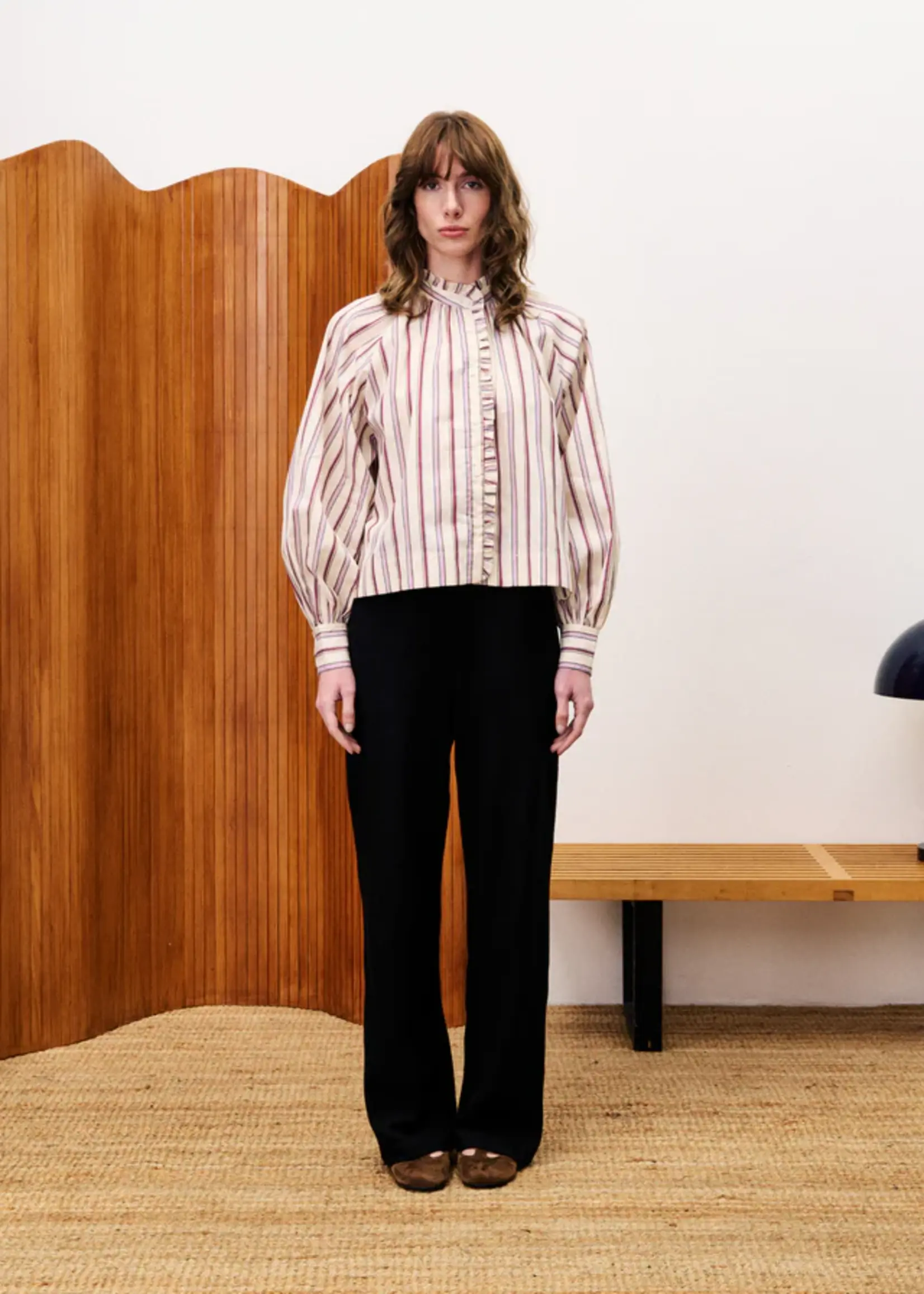 Frnch Blouse gestreept