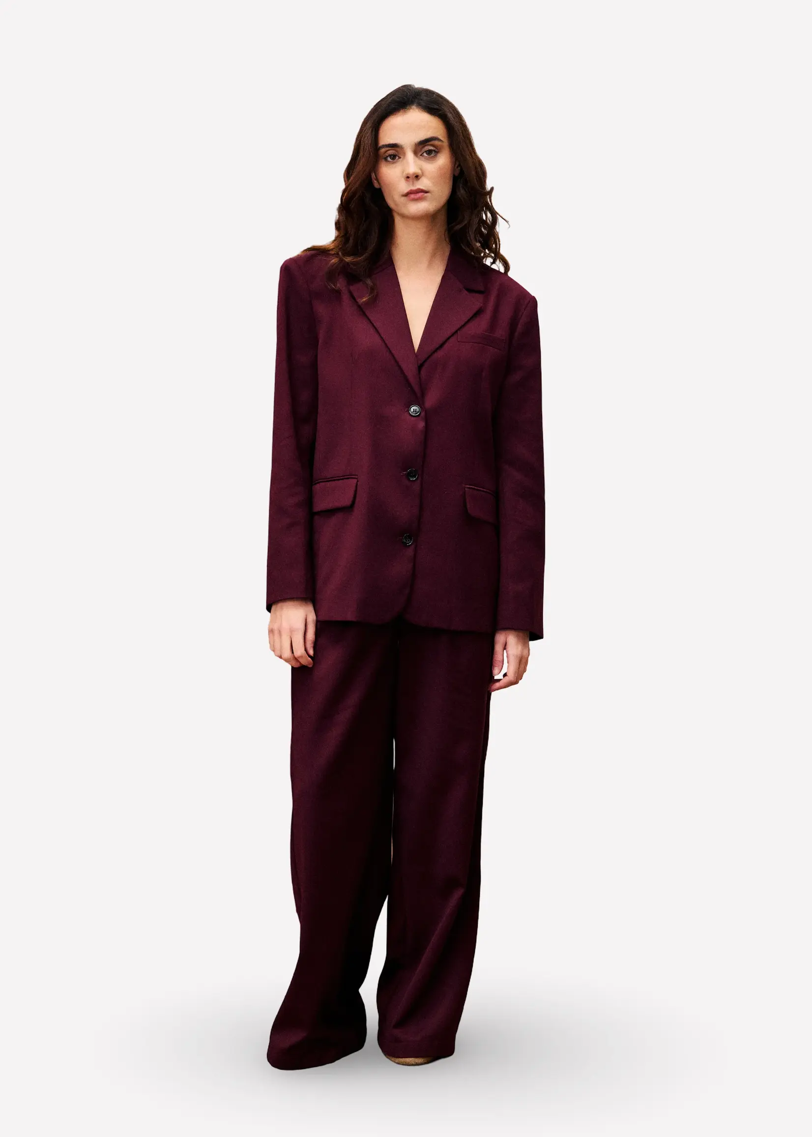 Frnch Pantalon Bordeaux