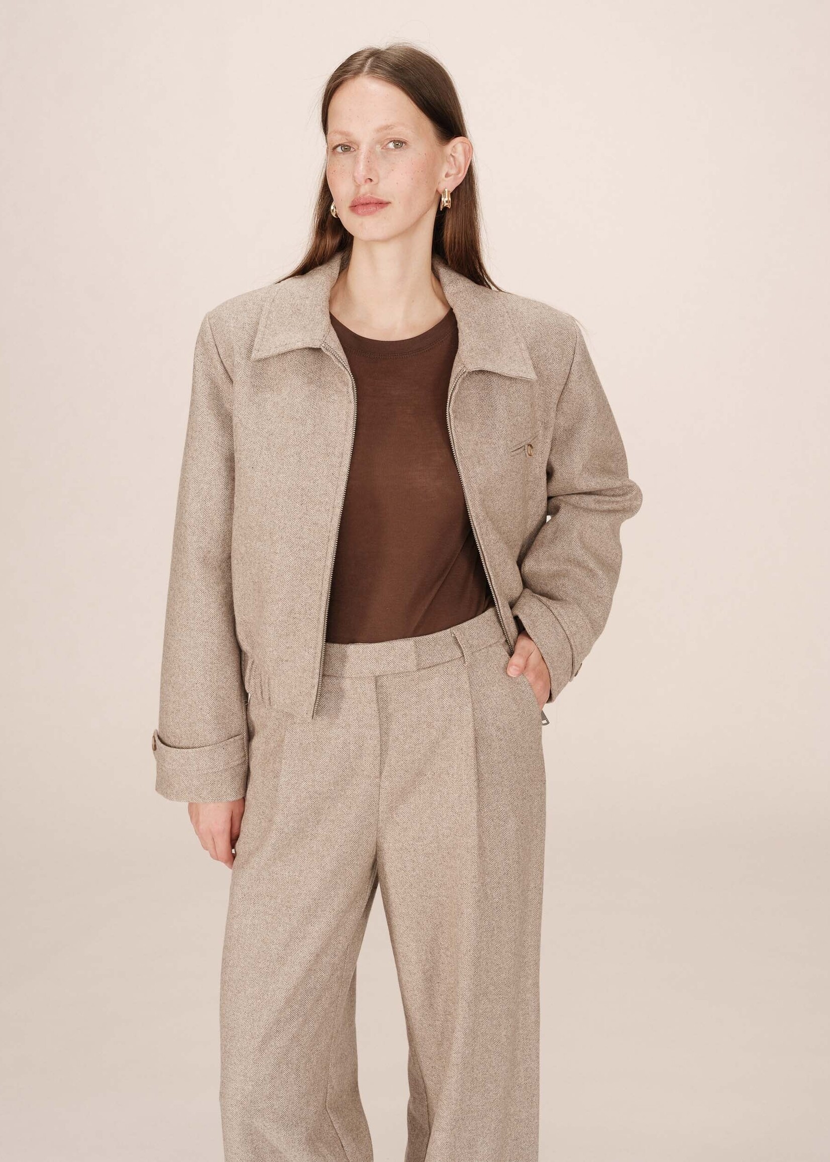 Grace&Mila vest/ jas TIFFANY- grege