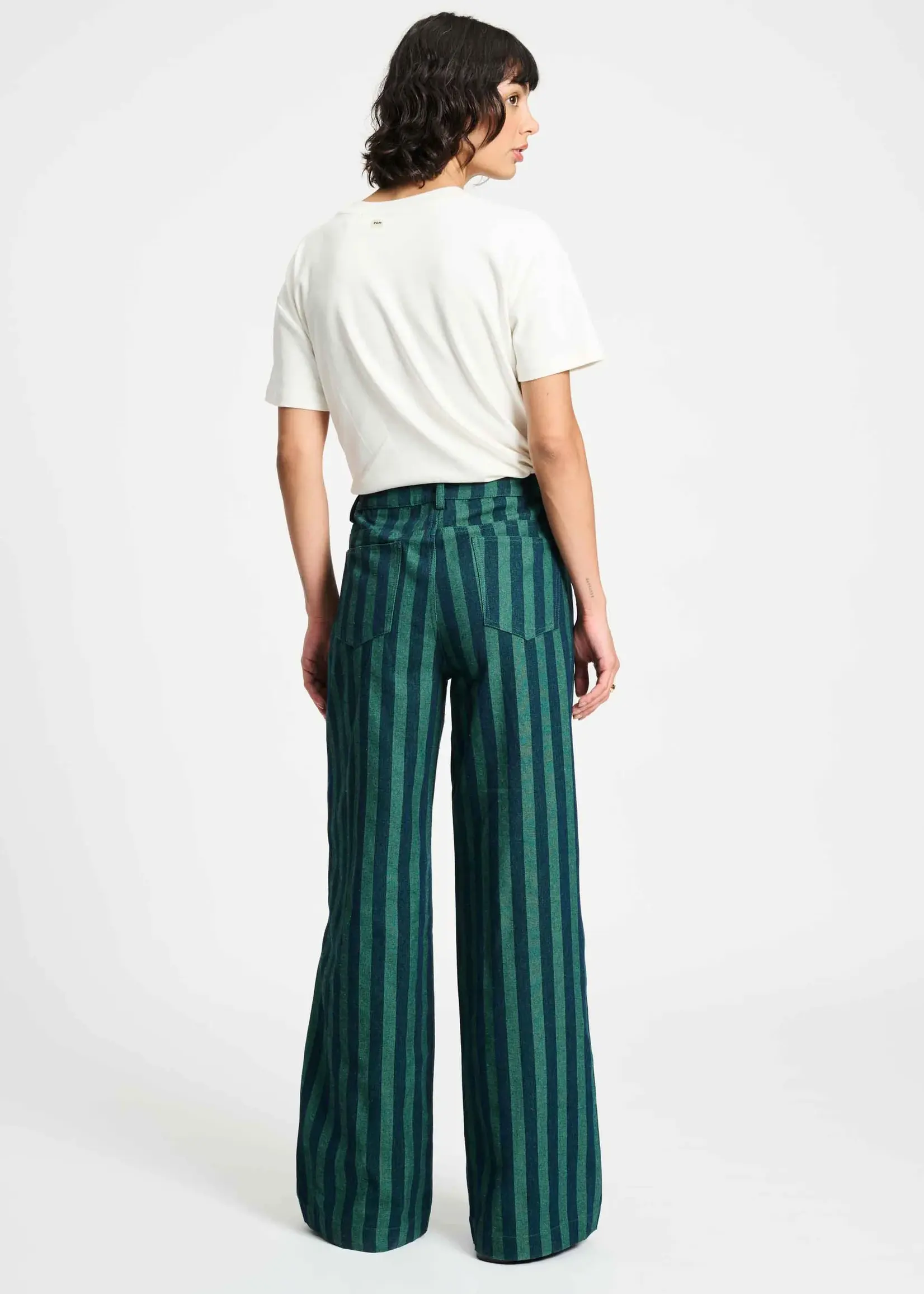 Pom Amsterdam JEANS - Denim Striped