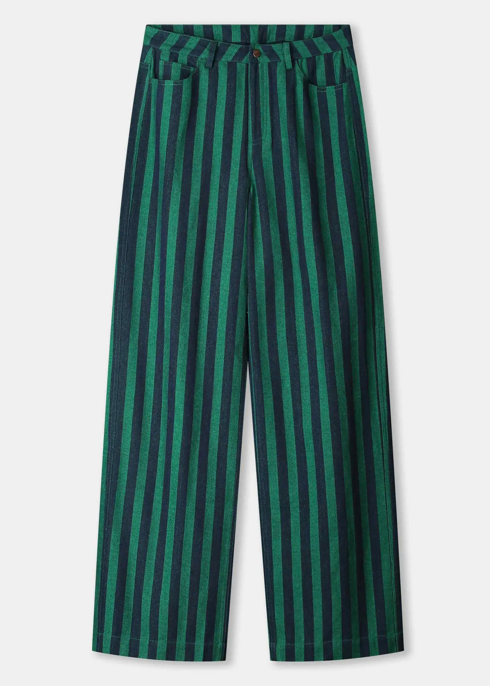 Pom Amsterdam JEANS - Denim Striped