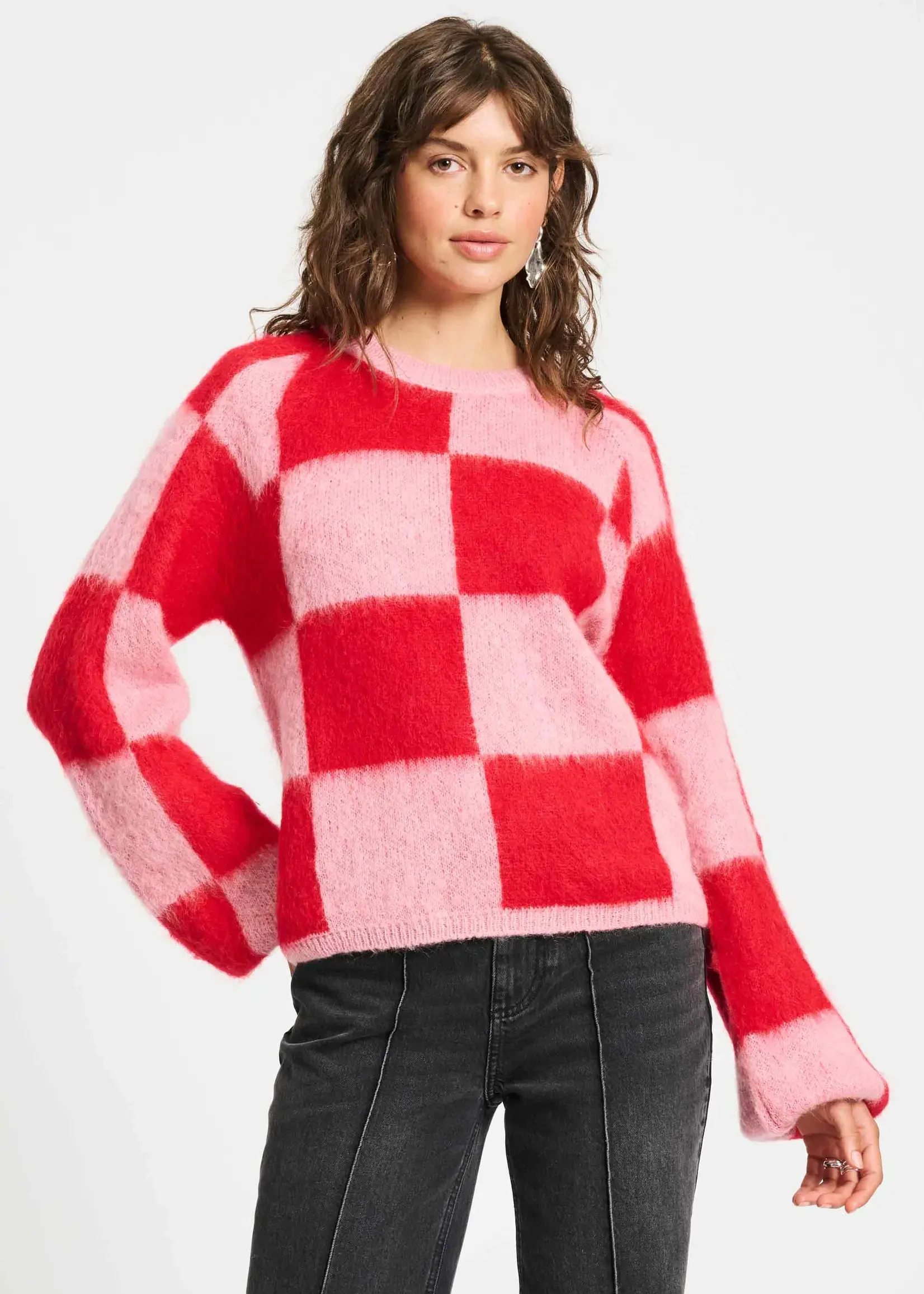 Pom Amsterdam PULLOVER - Checks