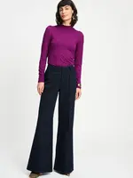 Pom Amsterdam PANTS - Dark Shimmer Blue