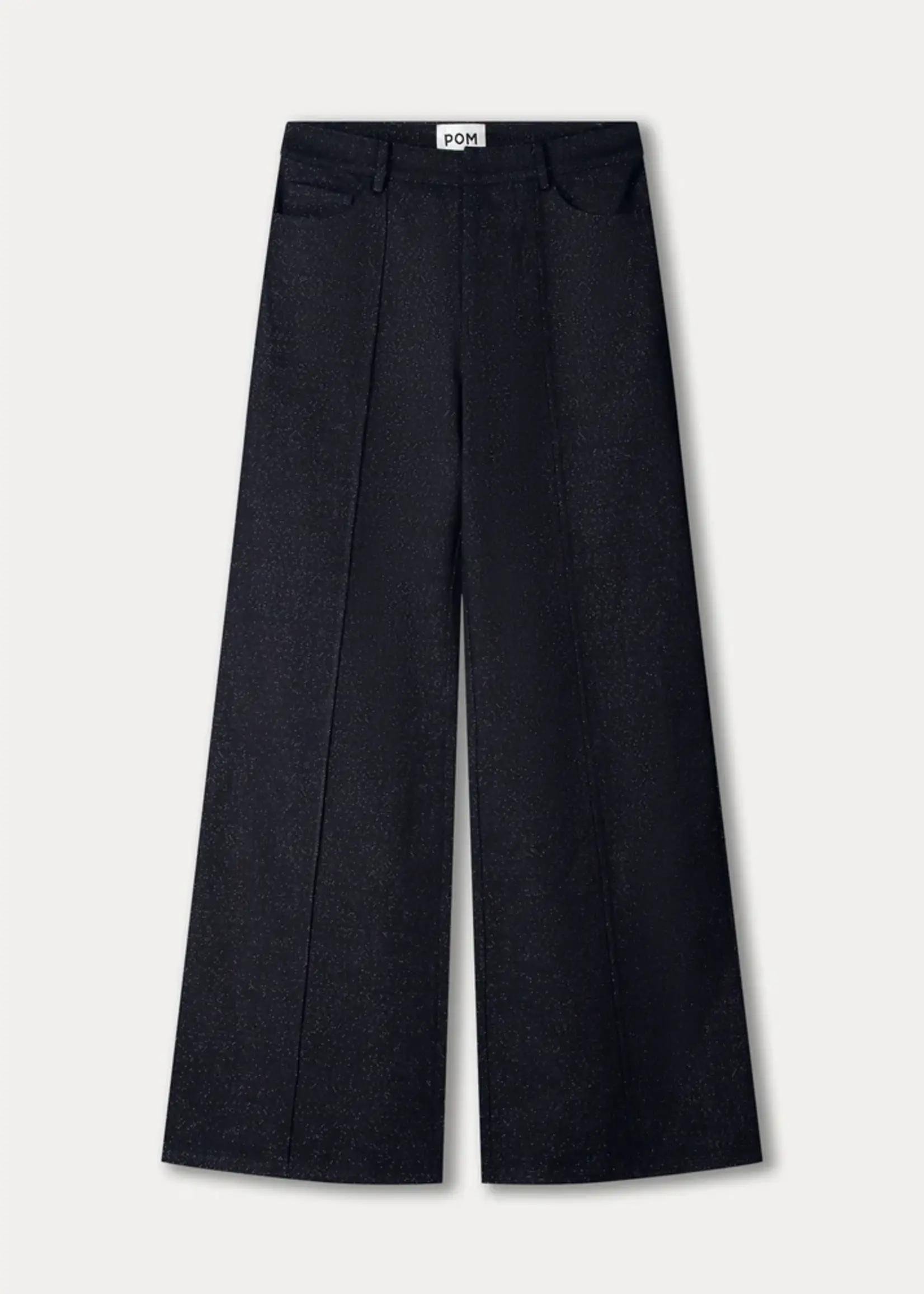 Pom Amsterdam PANTS - Dark Shimmer Blue