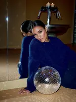 by bar Sonny Sparkle Pull Over - Queens Blue