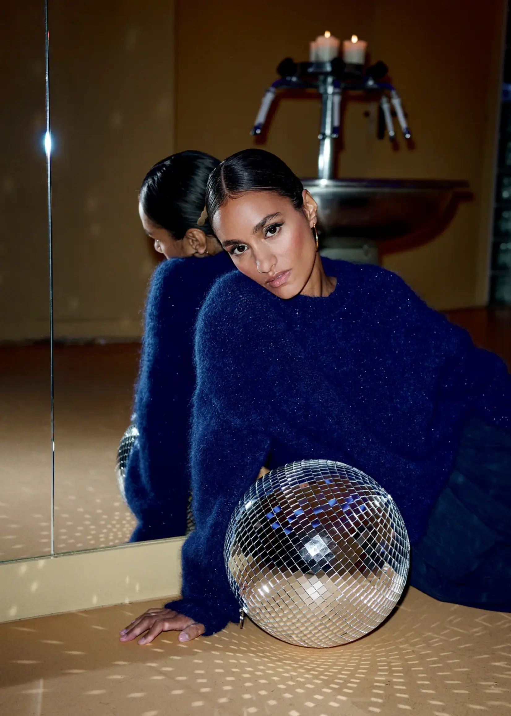 by bar Sonny Sparkle Pull Over -Queens Blue