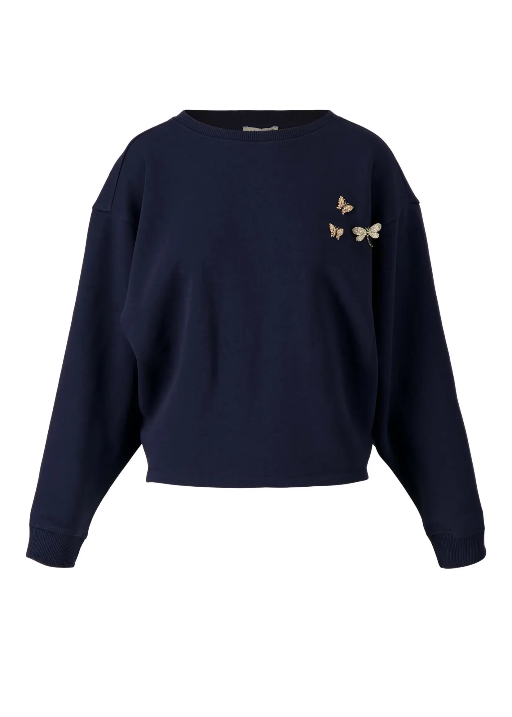 Zusss Sweater Broche Navy