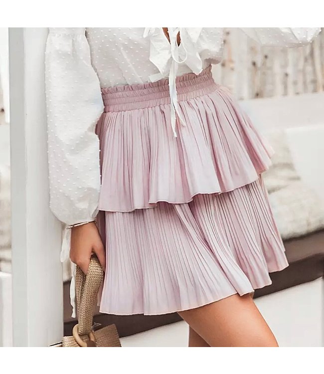Pink Ruffles Skirt