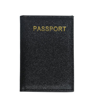 Glitter Passport Cover / Black