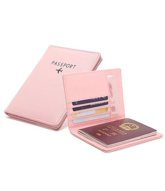Travel in Pink Passport Cover