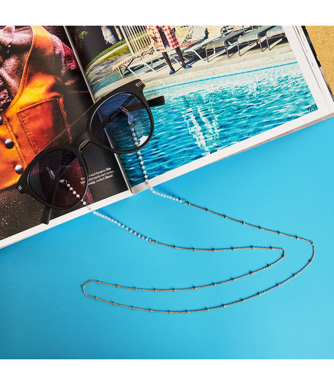 Be Yourself Sunglasses Cord / White