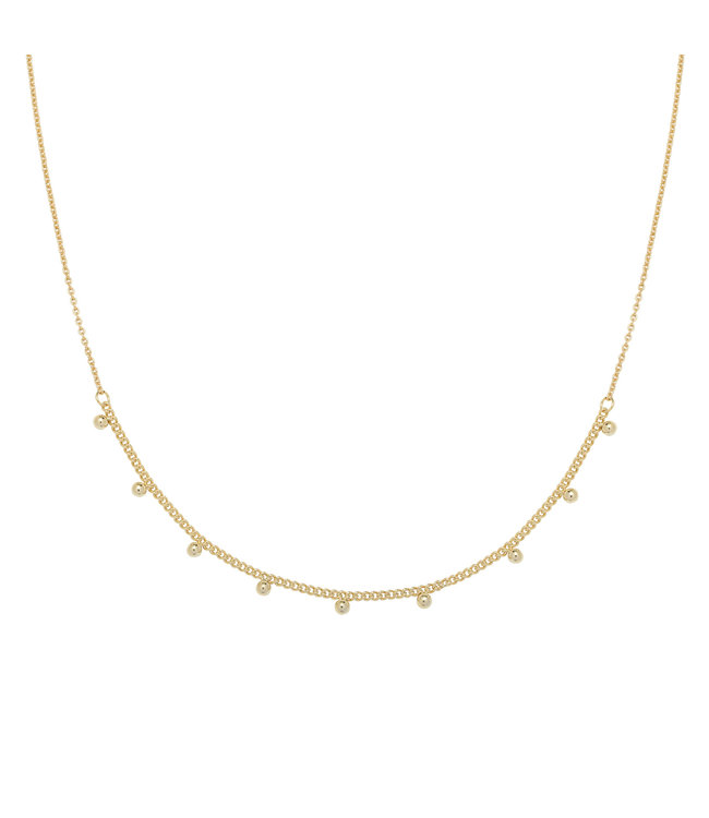 Gold Tiny Love Necklace