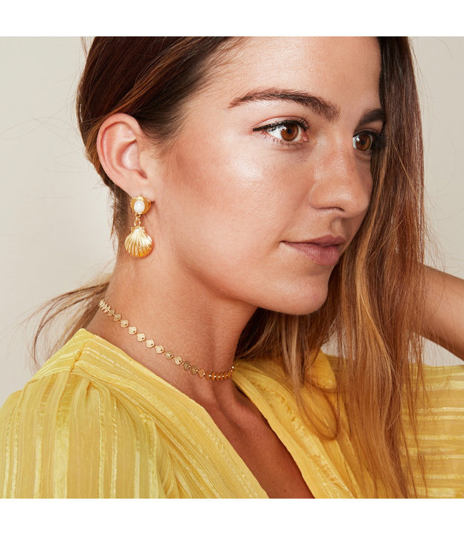 Gold Shells Forever Choker