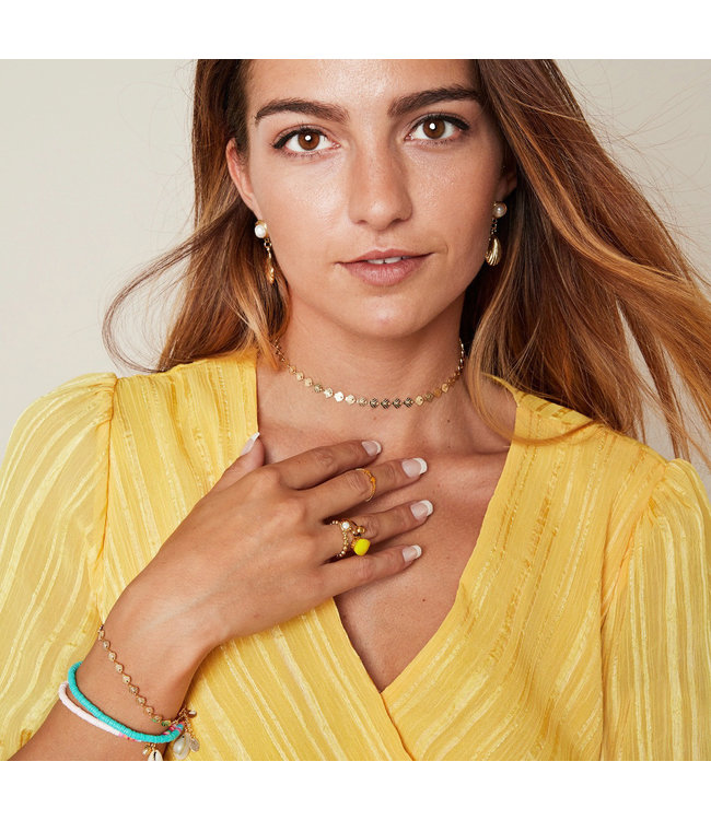 Gold Shells Forever Choker