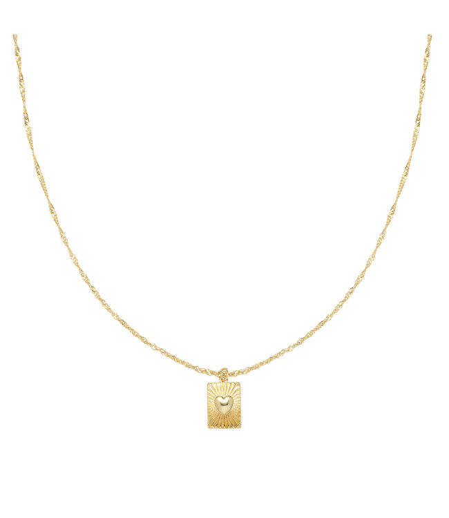 Gold Show me Love Necklace