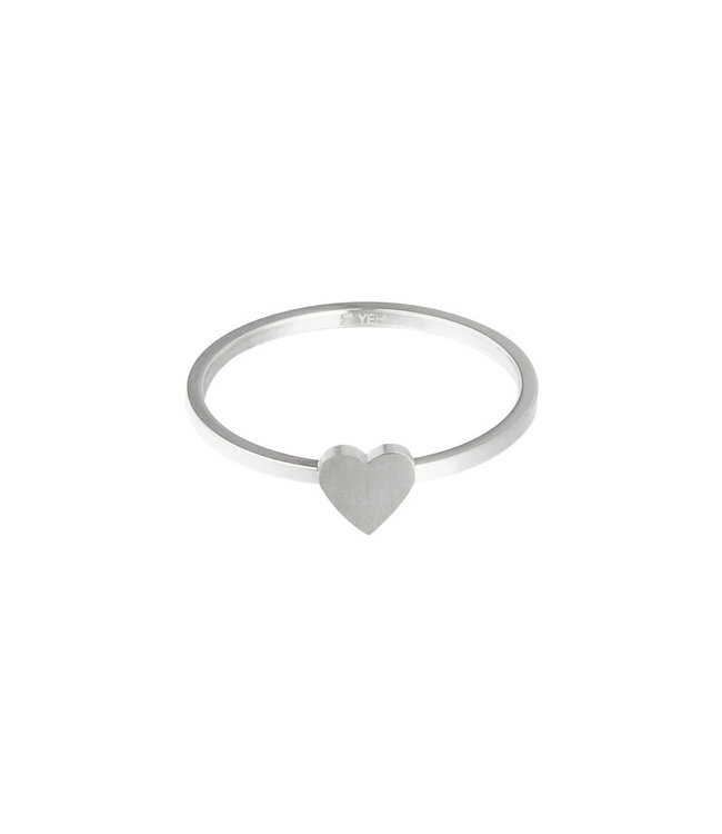 Silver Heart Statement Ring