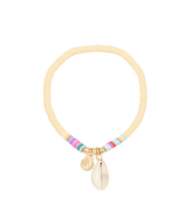 Malia Shell Bracelet / Beige