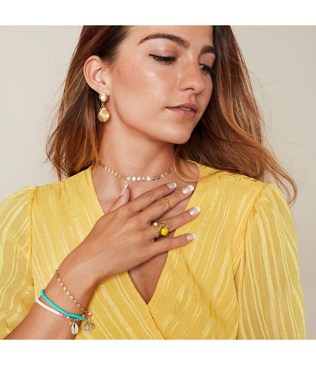 Gold Shells Forever Bracelet